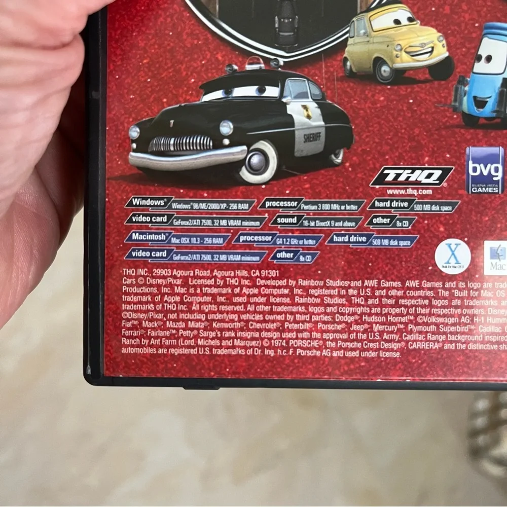 Disney Pixar Cars PC Game for Windows